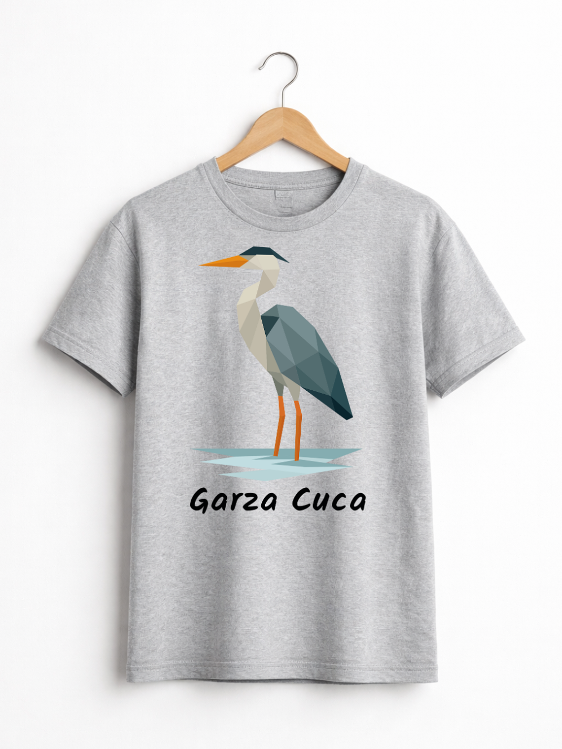 Polera Garza Cuca Chile - Aves Chilenas | Krespho -  Envío gratis + stickers (2 poleras) 3