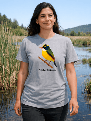 Polera Siete Colores Chile - Ave Chilena | Krespho -  Envío gratis + stickers (2 poleras)