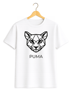Polera Puma - Fauna Chilena Minimal -  Envío gratis + stickers (2 poleras)