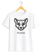 Polera Puma - Fauna Chilena Minimal -  Envío gratis + stickers (2 poleras) - Miniatura 2
