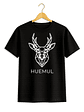 Polera Huemul - Fauna Chilena Minimal -  Envío gratis + stickers (2 poleras) - Miniatura 1