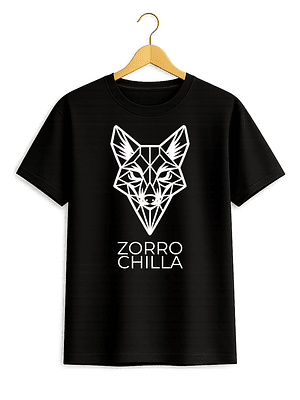 Polera Zorro Chilla - Fauna Chilena Minimal -  Envío gratis + stickers (2 poleras)