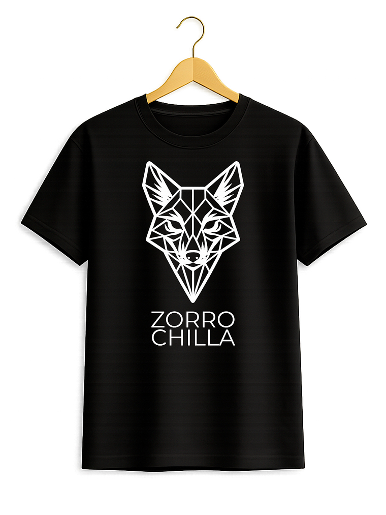 Polera Zorro Chilla - Fauna Chilena Minimal -  Envío gratis + stickers (2 poleras) 1