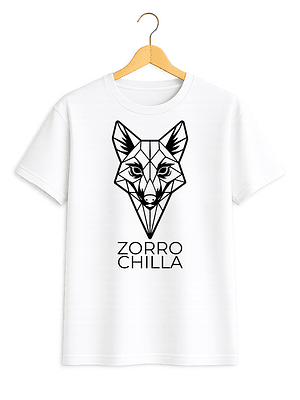 Polera Zorro Chilla - Fauna Chilena Minimal -  Envío gratis + stickers (2 poleras)