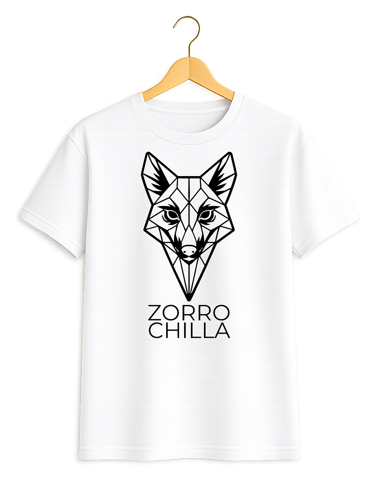 Polera Zorro Chilla - Fauna Chilena Minimal -  Envío gratis + stickers (2 poleras) 2
