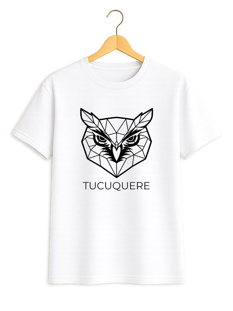 Polera Tucuquere - Fauna Chilena Minimal -  Envío gratis + stickers (2 poleras) 2