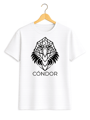 Polera Cóndor - Fauna Chilena Minimal -  Envío gratis + stickers (2 poleras)