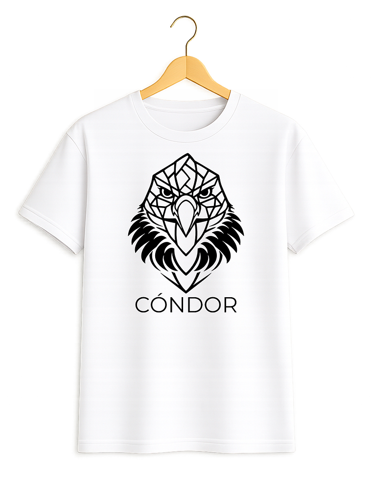 Polera Cóndor - Fauna Chilena Minimal -  Envío gratis + stickers (2 poleras) 1