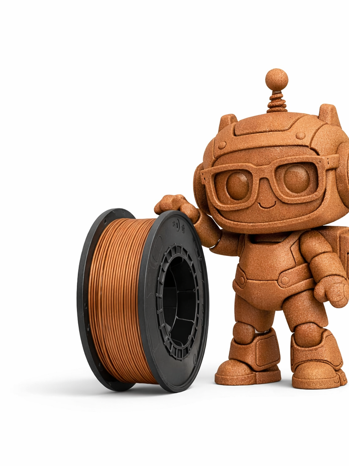 Filamento PLA 1.75mm 1kg Brown 2