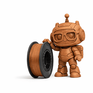 Filamento PLA 1.75mm 1kg Brown