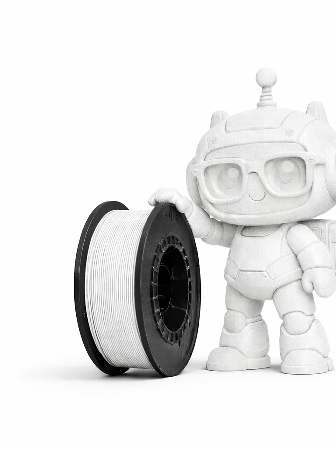 Filamento PLA 1.75mm 1kg Branco 2