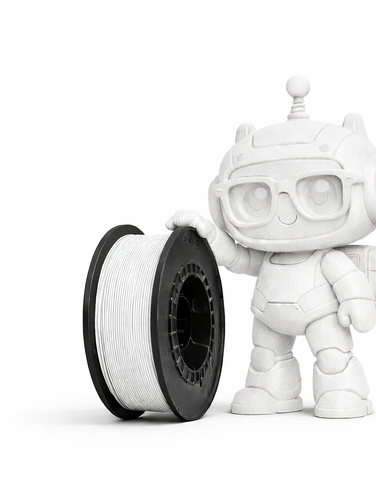 Filamento PLA 1.75mm 1kg Branco 2