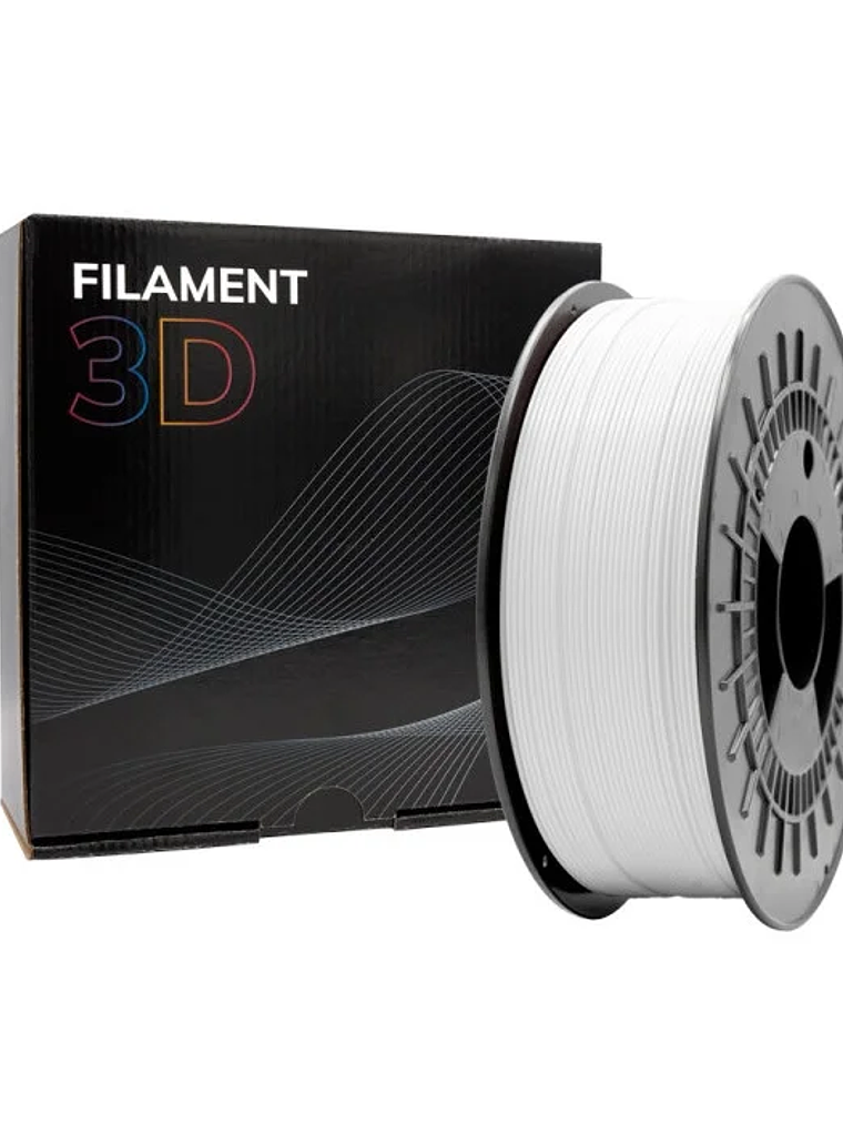 Filamento PLA 1.75mm 1kg Branco 1