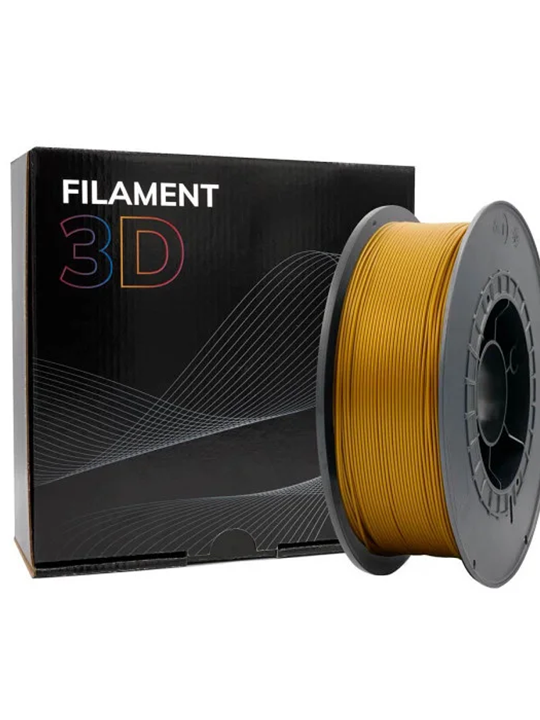 Filamento PLA 1.75mm 1kg Gold 1