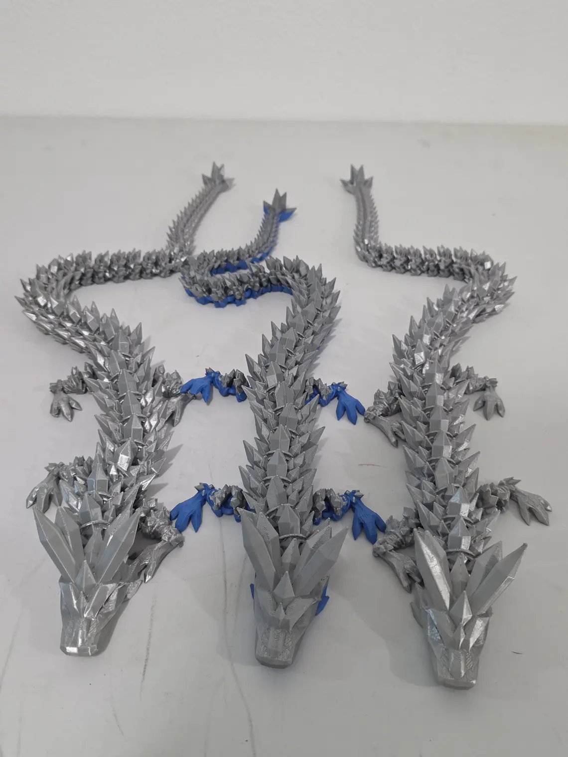Dragão Cristal Prata 2