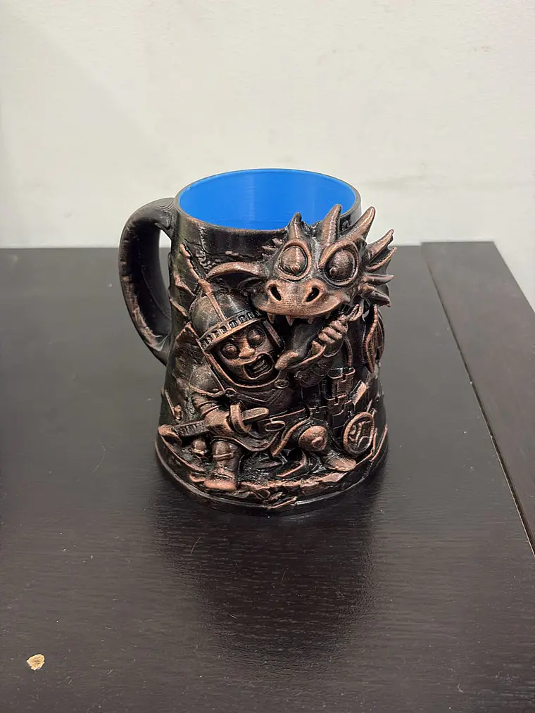Caneca Dragão Cavaleiro 1