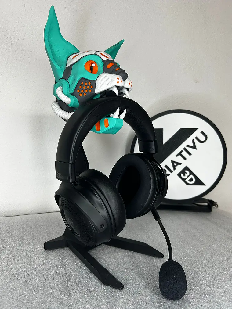 Suporte Fones Tigre Mecânico 1