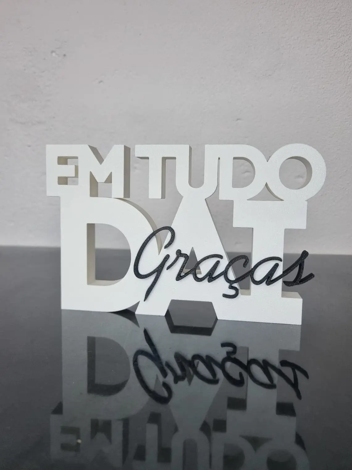 Placa Em Tudo Dai Graças 1