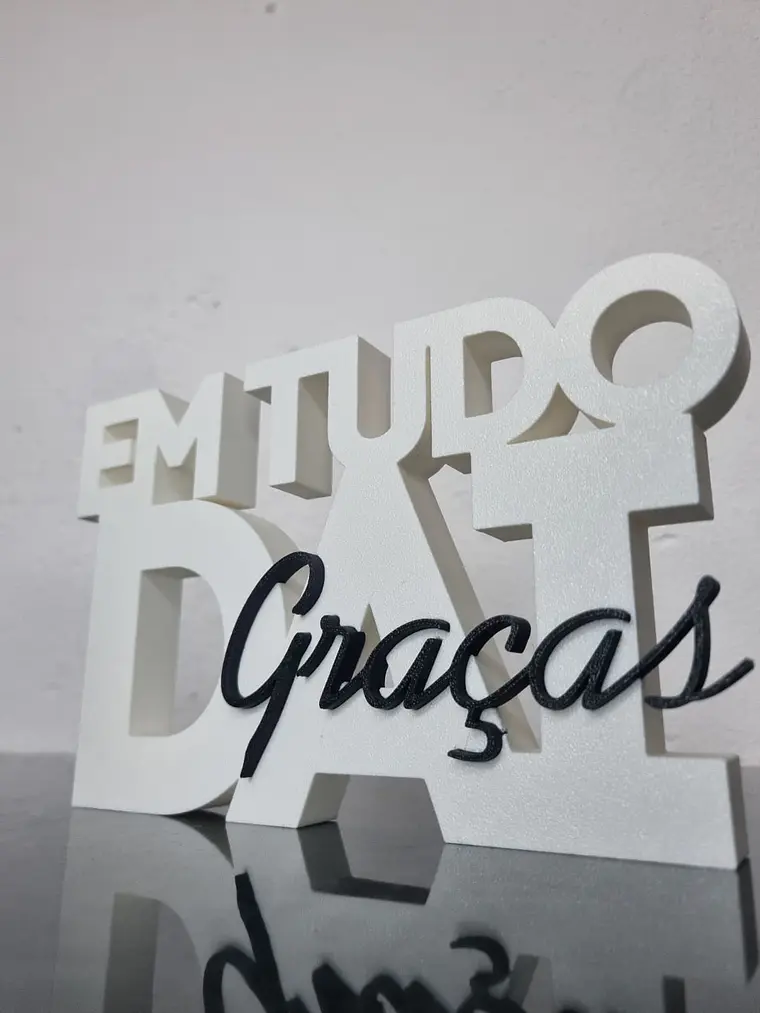 Placa Em Tudo Dai Graças 2