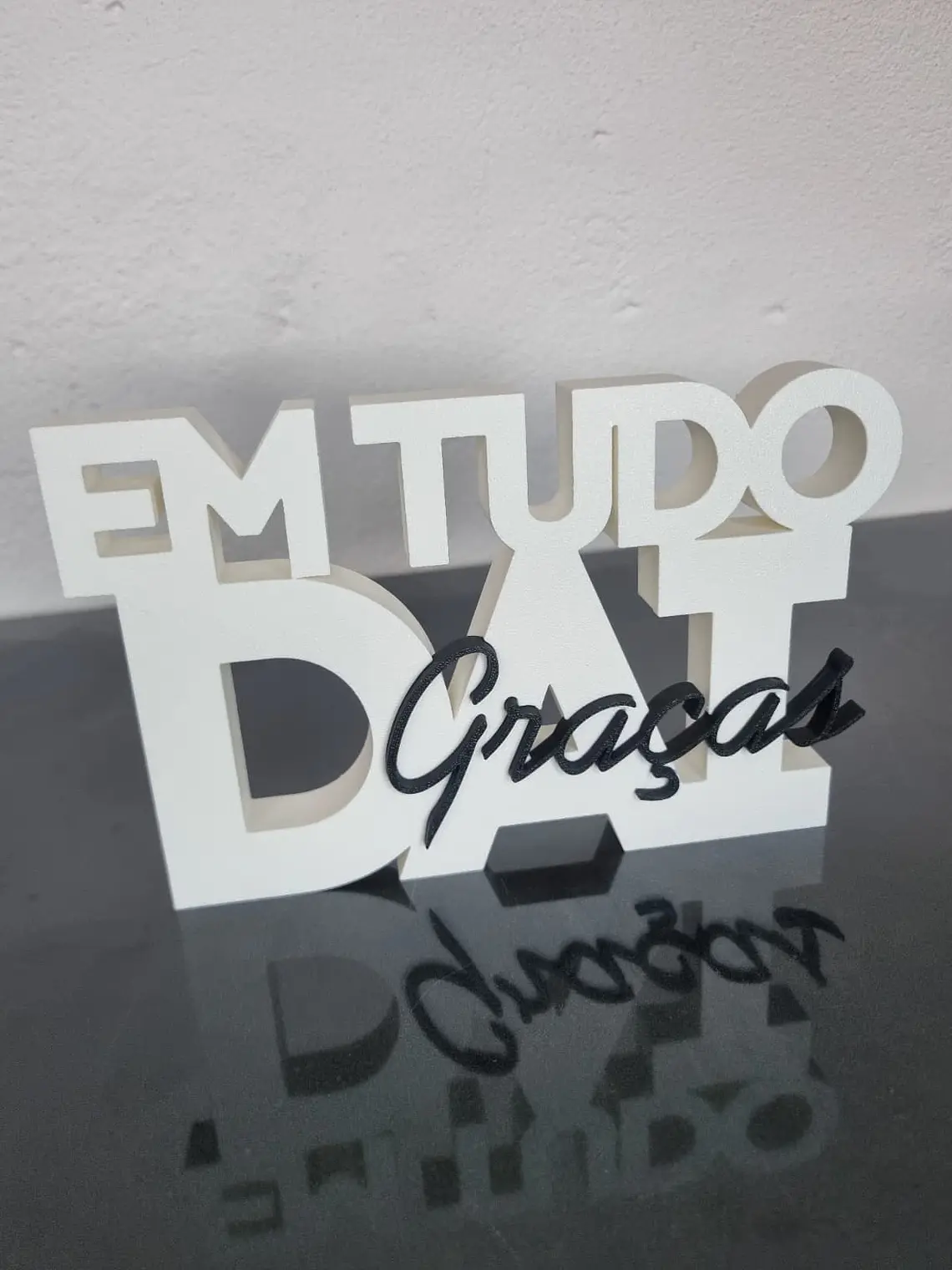 Placa Em Tudo Dai Graças 5