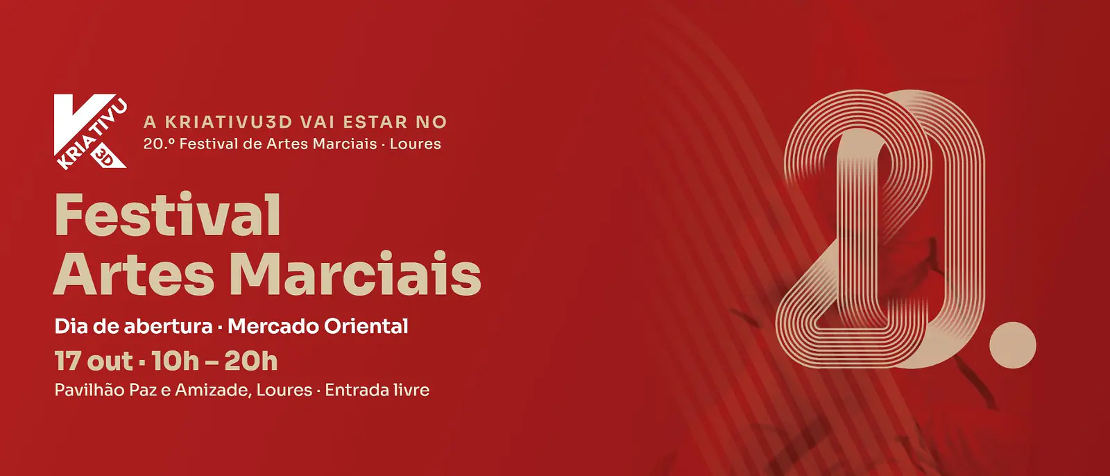 Kriativu3D no 20.º Festival de Artes Marciais de Loures – 17 de outubro