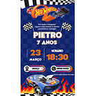 Convite Digital Interativo Hot Wheels  2