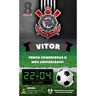Convite Aniversário Digital Virtual Corinthians 2