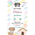 Convite Digital Cachorrinhos 2