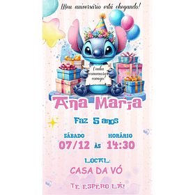 Convite Digital Personalizado stitch 02