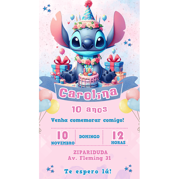 Convite Digital Personalizado stitch 04