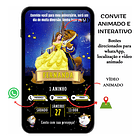 Convite Animado Com Vídeo E Botão Confirmar Presença E Local 2