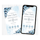 Convite Casamento Digital Interativo Tons De Rose 6