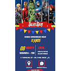 Convite Digital Interativo - Super Herois - Spiderman 5