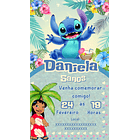 Convite Digital Lilo E Stitch Whatsappp Virtual Online 21