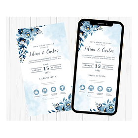 Convite Digital Interativo Casamento Com Botões direcionais 25