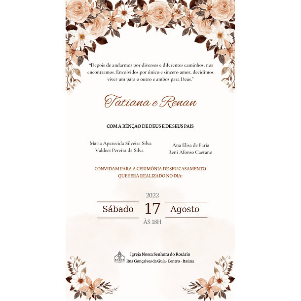 Convite Digital Interativo Casamento Com Botões Direcionais 03