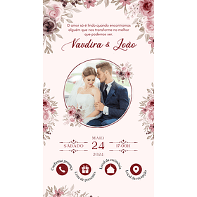 Convite Digital Interativo Casamento Com Botões Direcionais 05