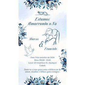 Convite Digital Interativo Casamento Com Botões Direcionais  07