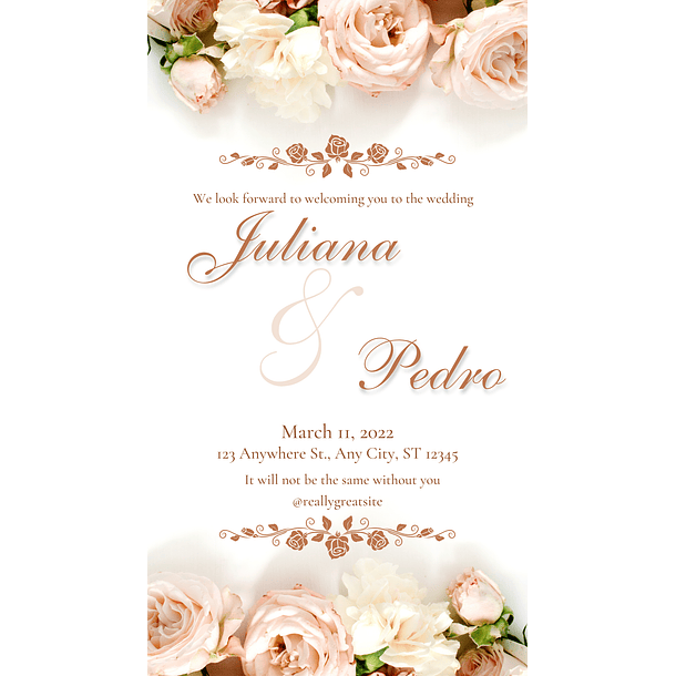 Convite Digital Interativo Casamento Com Botões Direcionais 13