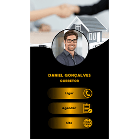 Cartão de Visita Interativo Digital Corretor de Imóveis 