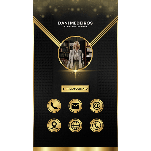 Cartão de Visita Interativo Digital Adevogadob(a)