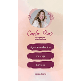 Cartão de Visita Interativo Digital Design de Sombrancelhas