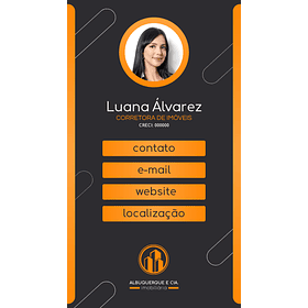 Cartão de Visita Interativo Digital Corretor de Imóreis 