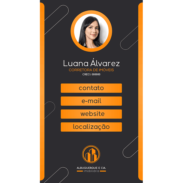 Cartão de Visita Interativo Digital Corretor de Imóreis 