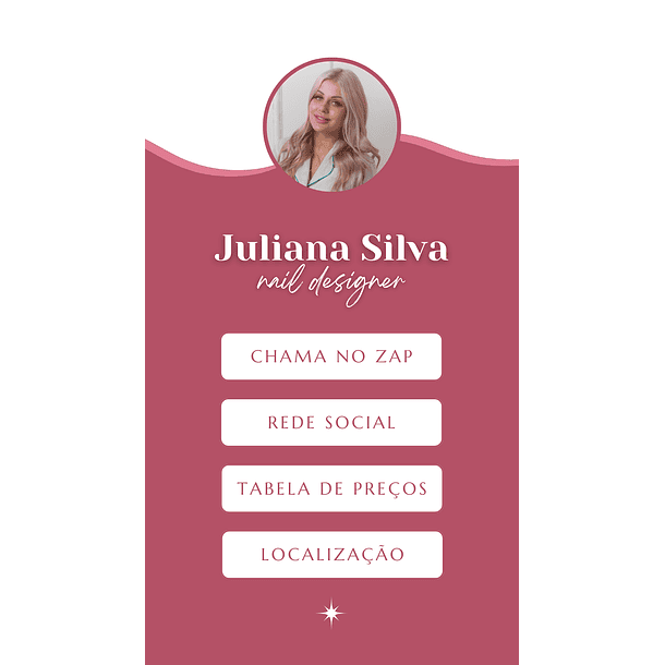 Cartão de Visita Interativo Digital Nail Designer  1