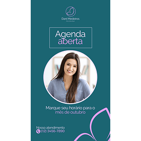 Cartão de Visita Interativo Digital Psicóloga