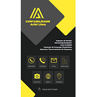 Cartão de Visita Interativo Digital Contabilidade 1