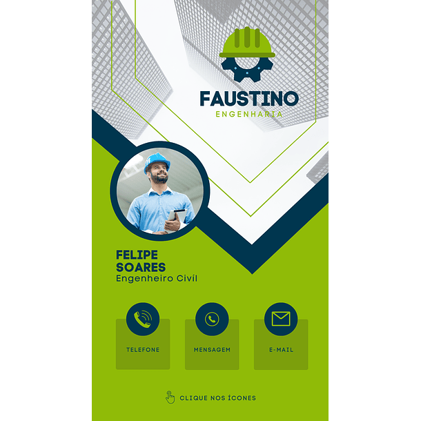 Cartão de Visita Interativo Digital Engenheiro 1