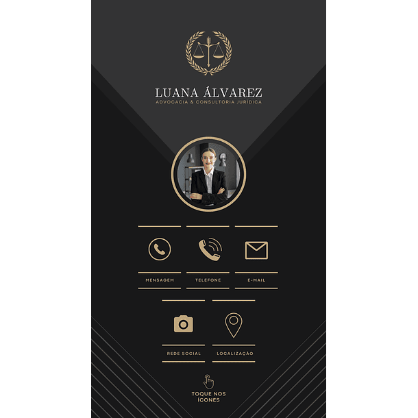 Cartão de Visita Interativo Digital Advigado (a)