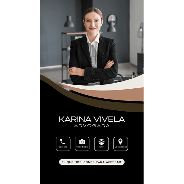 Cartão de Visita Interativo Digital Advigado (a) 